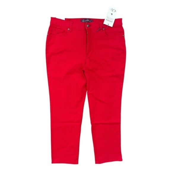 Gloria Vanderbilt Amanda Jean Classic Rise Tapered Leg Magical Stretch - Picture 1 of 12